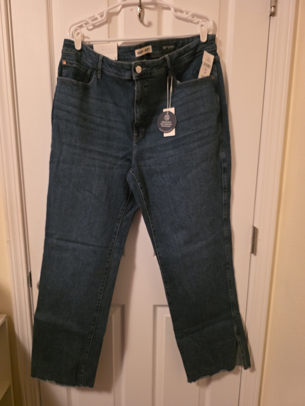 NWT Warp + Weft Berlin Slim Straight Jeans Size 20 Stitch Fix Premium Stretch
